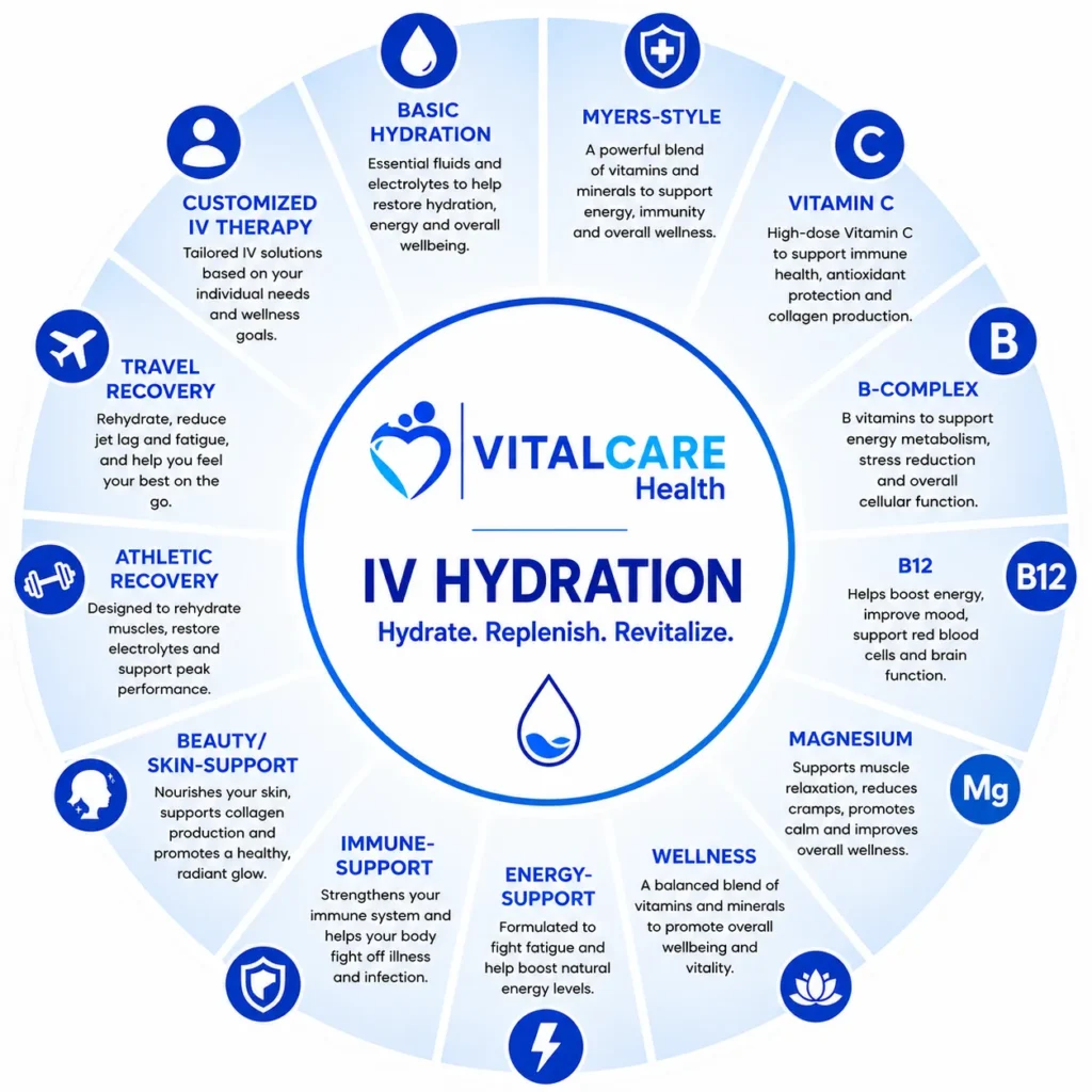 VitalCare IV Hydration Wheel VitalCare IV Hydration Wheel